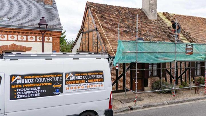 Travaux d’entretien de toiture Bourges
